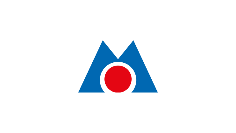 Flagge mit blauem Hintergrund und rotem Kreis in der Mitte.